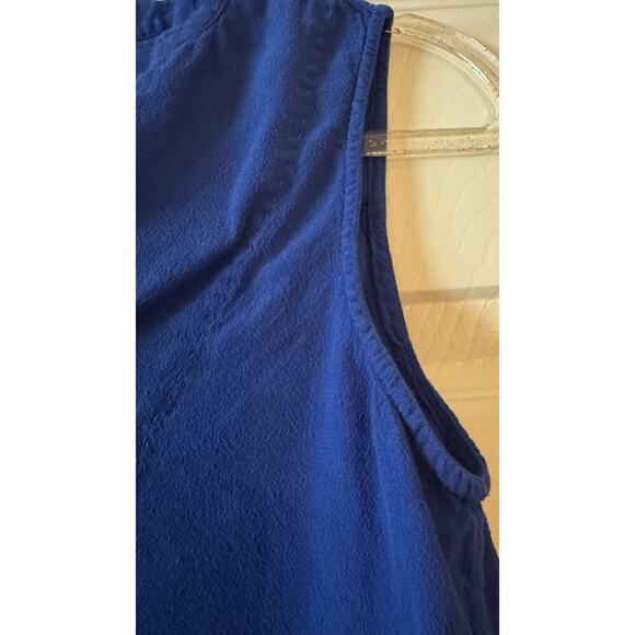 Madewell Women’s Royal Blue Inlet Popover Tank-Top Cami Deep V-Neck Size XS - Picture 5 of 7